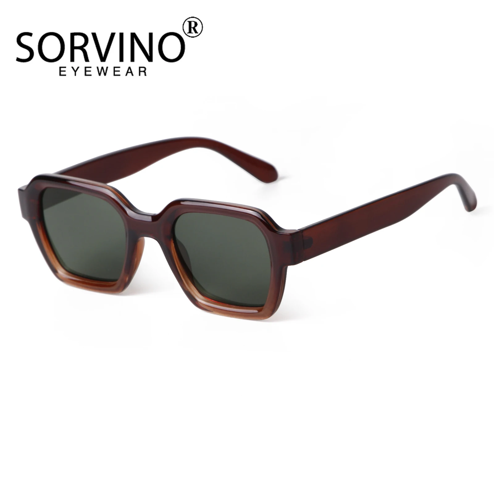 SORVINO Brown Green Square Sunglasses Women Men Brand Vintage Rectangle Sun Glasses Tortoise shell Glasses Gradient Shades UV400
SORVINO Brown Green Square Sunglasses Women Men Brand Vintage Rectangle Sun Glasses Tortoise shell Glasses Gradient Shades UV400