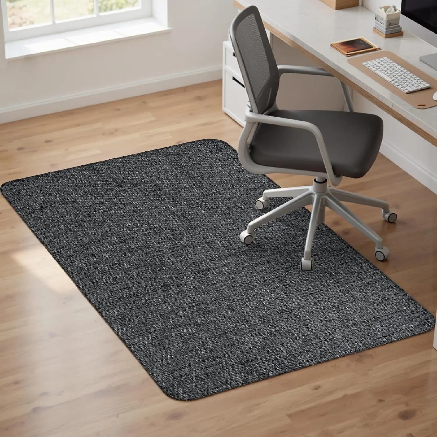 Office Chair Mat for Hardwood Tile Floor Anti Slip Heavy Duty Floor Protector Black 40 x 55
Office Chair Mat for Hardwood Tile Floor Anti Slip Heavy Duty Floor Protector Black 40 x 55