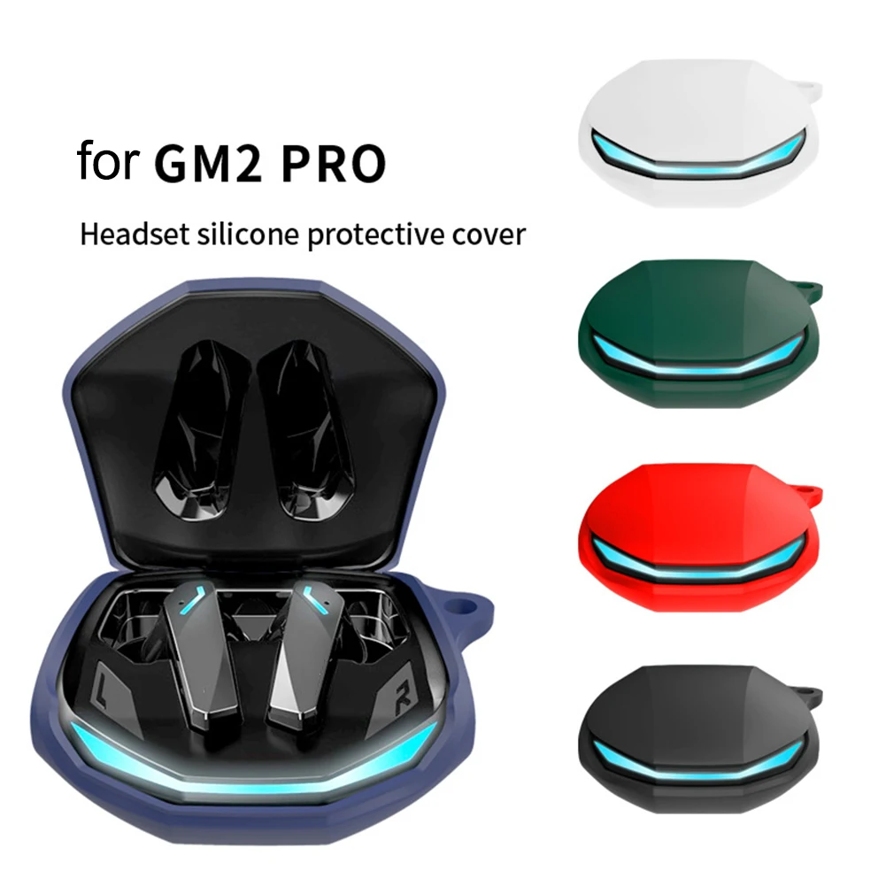 Silicone Protective Case For GM2PRO Wireless Headphones Wireless Earphone Skin Friendly Earphone Case With Hook Phone Case Bag
Silicone Protective Case For GM2PRO Wireless Headphones Wireless Earphone Skin Friendly Earphone Case With Hook Phone Case Bag