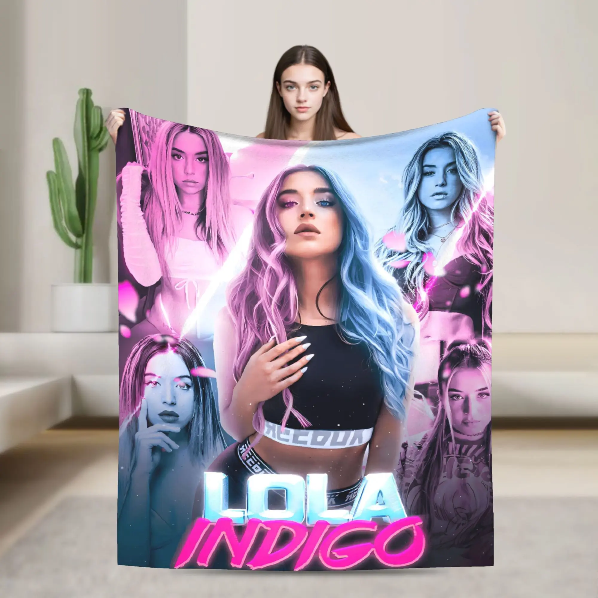 L-Lolas I-Indigos Spanish Singer Blanket Quality Super Soft Throw Blanket Winter Travel Bedroom Print Bedspread
L-Lolas I-Indigos Spanish Singer Blanket Quality Super Soft Throw Blanket Winter Travel Bedroom Print Bedspread