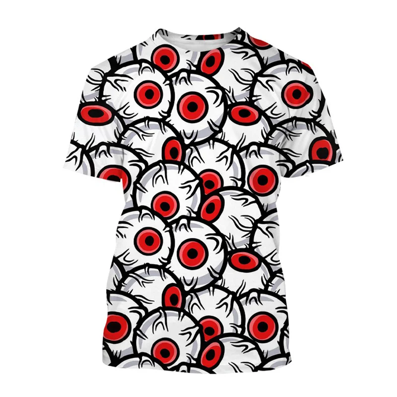 Creative Vertigo Eyes 3D Printing T-Shirt Fashion Summer Hip Hop Street T-Shirt Top Personality Eyeball Cool Round Neck T-Shirt
Creative Vertigo Eyes 3D Printing T-Shirt Fashion Summer Hip Hop Street T-Shirt Top Personality Eyeball Cool Round Neck T-Shirt