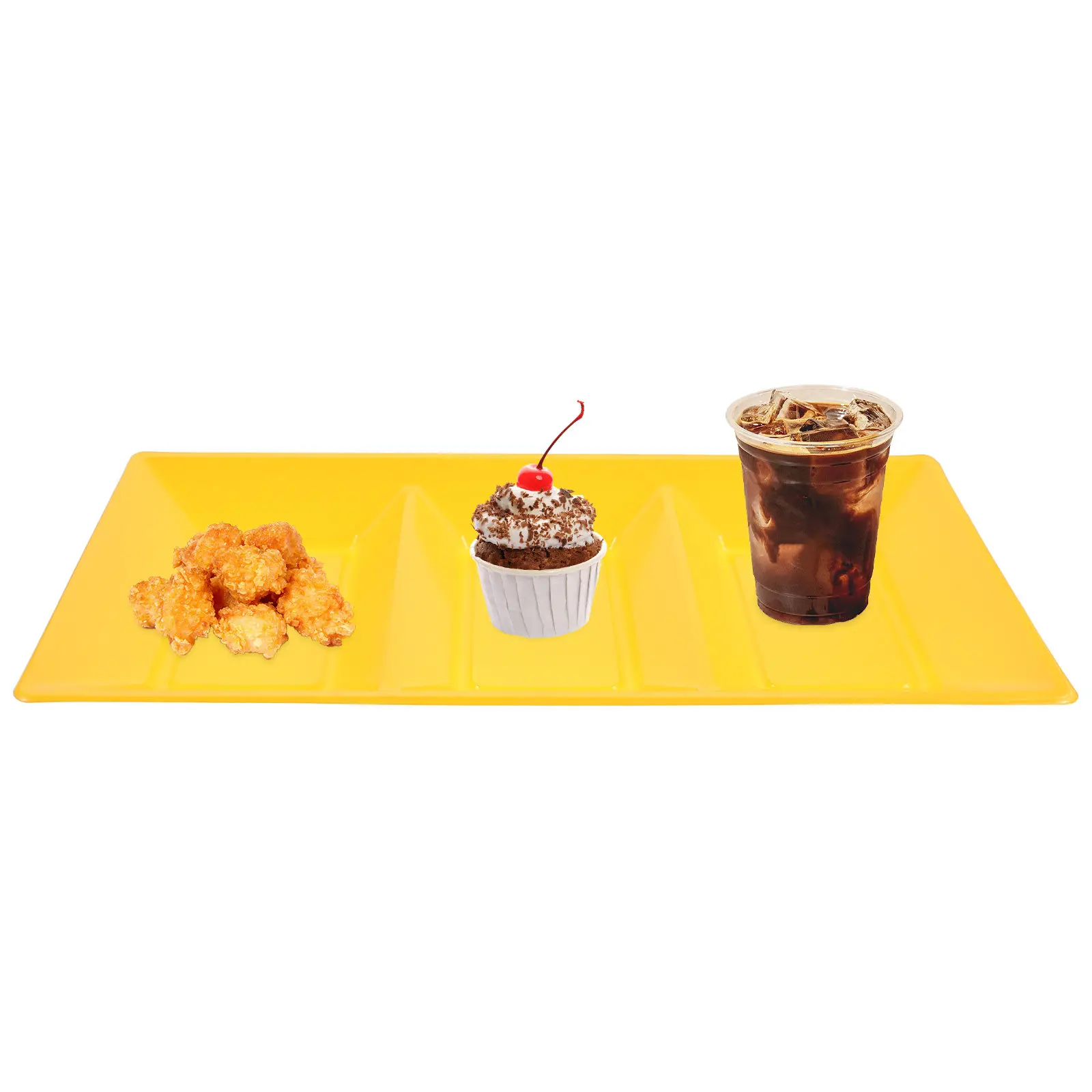 30Pcs Rectangular Divided Serving Tray 3-Section Plastic Food Tray for Dessert Fruit Appetizer Snack Cookie Cheese Cake Soy
30Pcs Rectangular Divided Serving Tray 3-Section Plastic Food Tray for Dessert Fruit Appetizer Snack Cookie Cheese Cake Soy