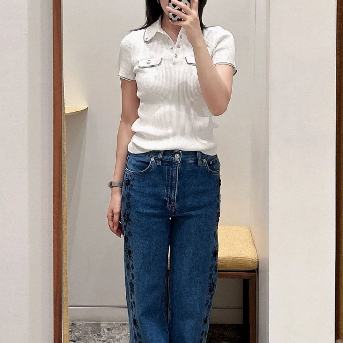 Ele Sle ort Sve облегающая трикотажная футболка с отложным воротником, однотонная трикотажная футболка M, домашнее летнее новое поступление, женская мода
Ele Sle ort Sve облегающая трикотажная футболка с отложным воротником, однотонная трикотажная футболка M, домашнее летнее новое поступление, женская мода