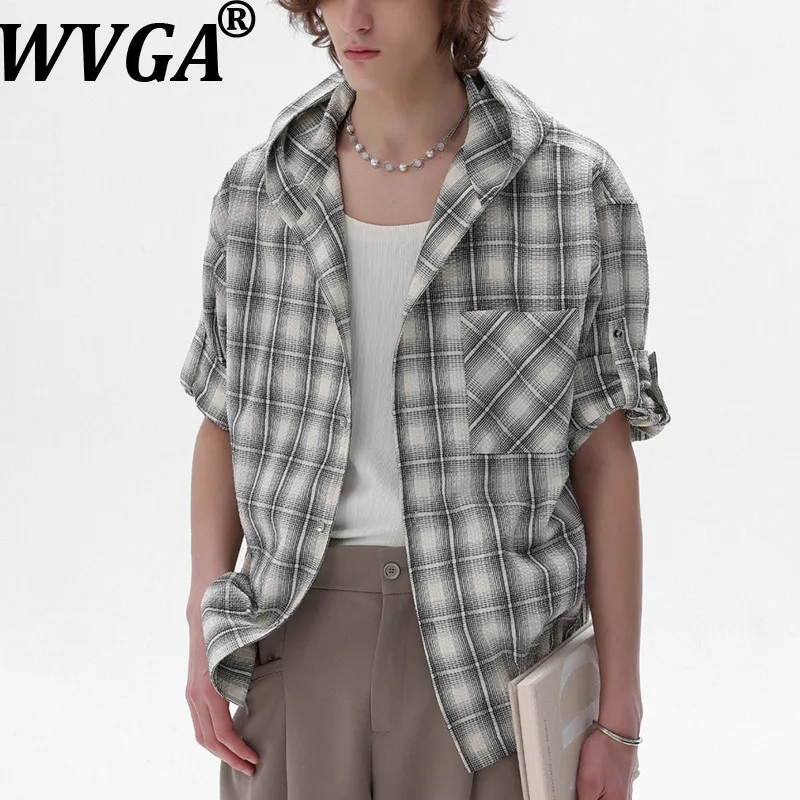 WVGA весна лето новые мужские модные рубашки в клетку с капюшоном и коротким рукавом нишевые шикарные повседневные модные топы High Street Ins Y2K W18041
WVGA весна лето новые мужские модные рубашки в клетку с капюшоном и коротким рукавом нишевые шикарные повседневные модные топы High Street Ins Y2K W18041