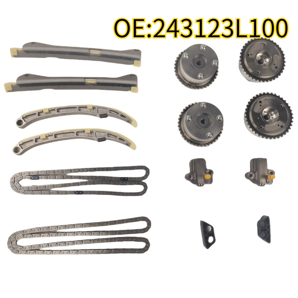 High quality New For 243123L100 Engine timing chain kit for Santa Fe Sorento Azera Genesis 3.3L 3.8L
High quality New For 243123L100 Engine timing chain kit for Santa Fe Sorento Azera Genesis 3.3L 3.8L