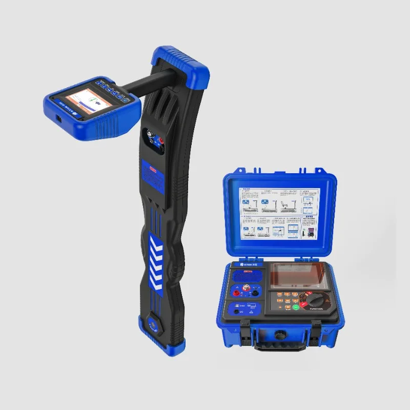 Underground pipeline detector Metal pipeline Wire cable Optical cable Depth walking position Fault location detector
Underground pipeline detector Metal pipeline Wire cable Optical cable Depth walking position Fault location detector