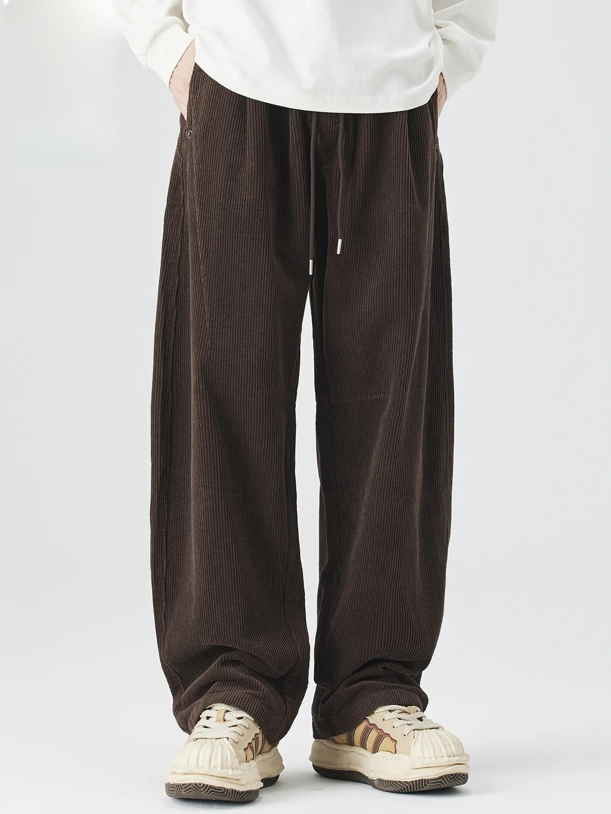 Pure Cotton Casual Pants Men's Loose Wide Leg Long Pants Spring New Corduroy Pants Youth Vitali Sle Straight Leg ...
Pure Cotton Casual Pants Men's Loose Wide Leg Long Pants Spring New Corduroy Pants Youth Vitali Sle Straight Leg ...