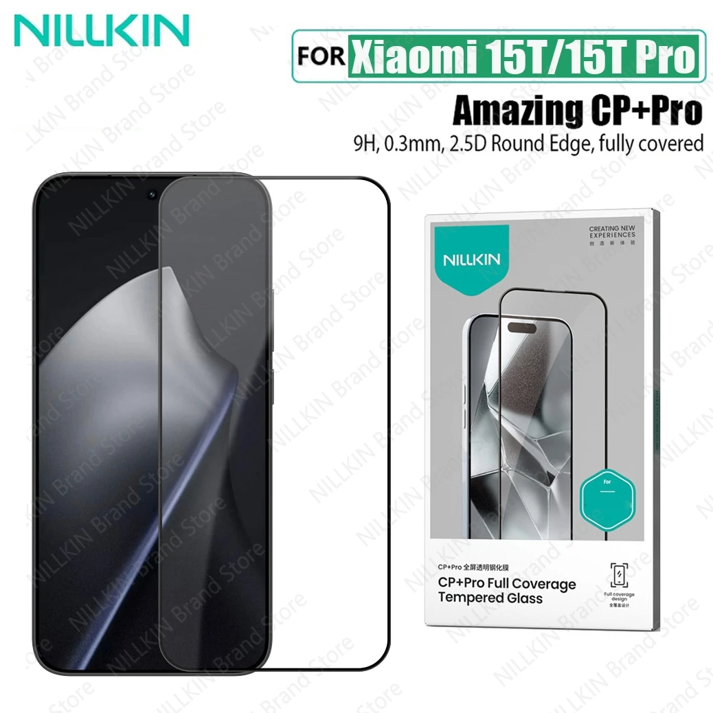 Nillkin For Xiaomi 15T / 15T Pro Tempered Glass CP+PRO Anti-Explosion 2.5D 9H Full Coverage Screen Protector For Xiaomi 15T Pro
Nillkin For Xiaomi 15T / 15T Pro Tempered Glass CP+PRO Anti-Explosion 2.5D 9H Full Coverage Screen Protector For Xiaomi 15T Pro