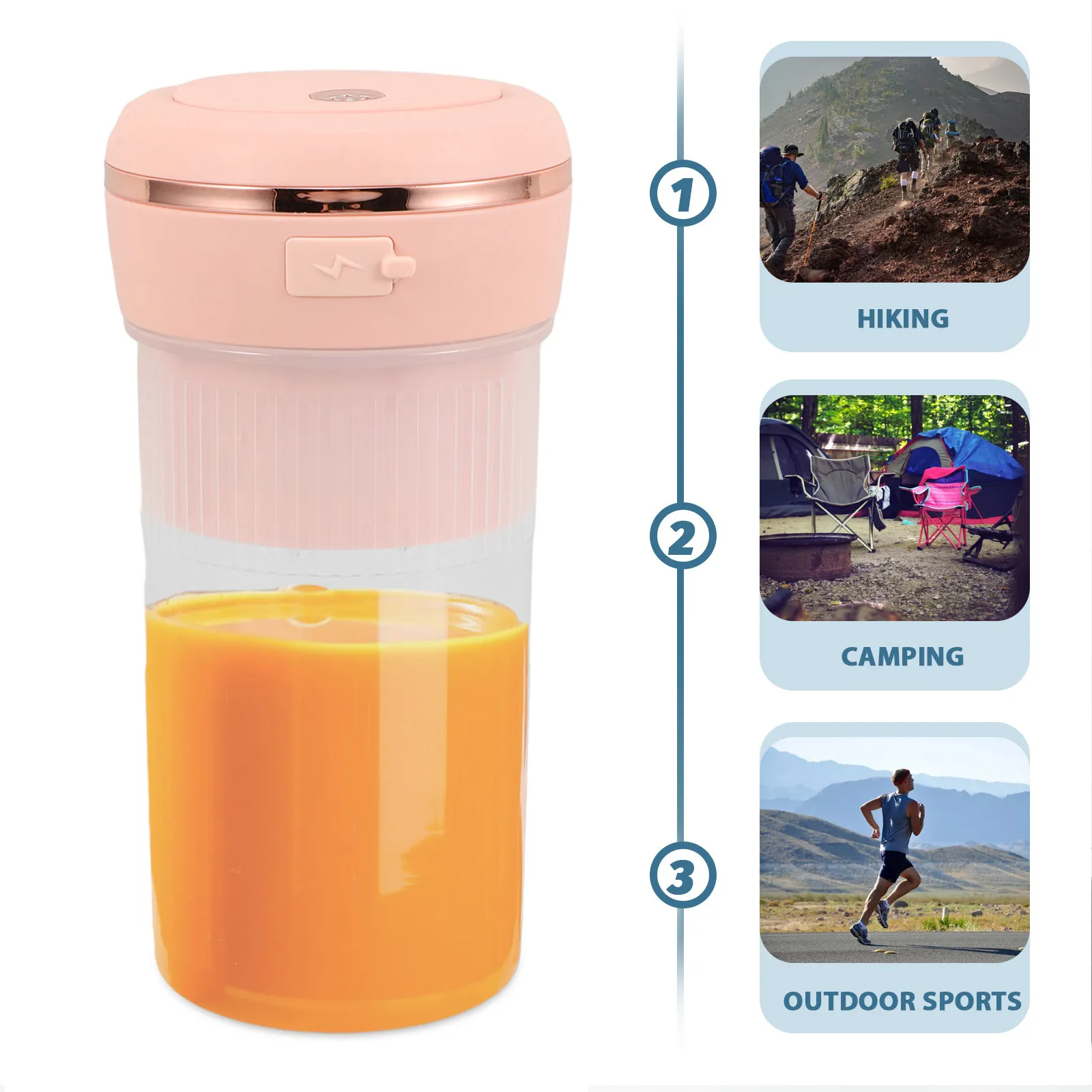 Rechargeable USB Portable Juicer Cup Electric Automatic Squeezer for Orange Lemon Grapefruit Kiwi Juice Blender Travel Home Use
Rechargeable USB Portable Juicer Cup Electric Automatic Squeezer for Orange Lemon Grapefruit Kiwi Juice Blender Travel Home Use