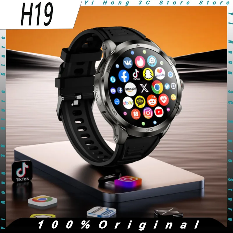 2025 H19 Smart Watch 4G Android 9.0 OS GPS WIFI SIM Card 1.95 inch Large Screen AMOLED Custom Smartwatch for Men Women Gift
2025 H19 Smart Watch 4G Android 9.0 OS GPS WIFI SIM Card 1.95 inch Large Screen AMOLED Custom Smartwatch for Men Women Gift