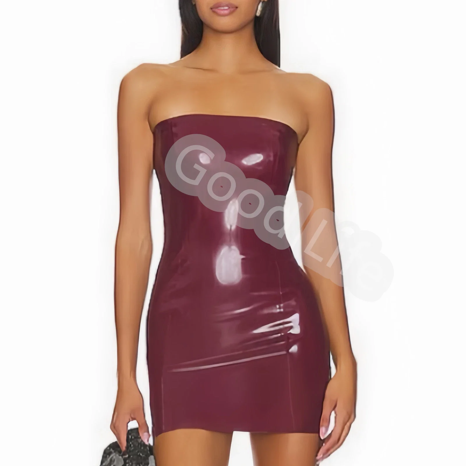 Latex Dress Handmade Fashion Strapless skirt For Cosplay Party Wear Full-length Back zip Fetish Lady's Skirt Rubber Costume
Latex Dress Handmade Fashion Strapless skirt For Cosplay Party Wear Full-length Back zip Fetish Lady's Skirt Rubber Costume