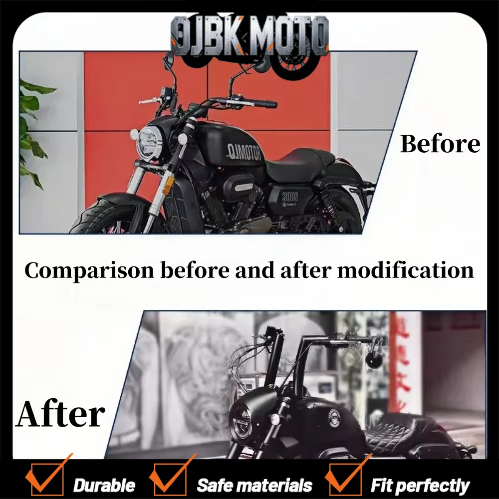 【Perfect fit】Suitable for SRV300 300SRV modified handlebars, heightened handlebars, fixed handlebars for motorcycles
【Perfect fit】Suitable for SRV300 300SRV modified handlebars, heightened handlebars, fixed handlebars for motorcycles