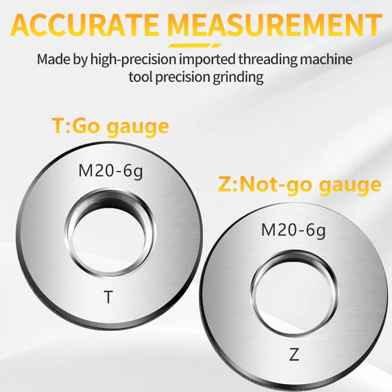 EVROPA TAP 1SET (1*GO+1*NOGO) M9-M15 Non-Standard Metric Fine Tooth Thread Ring Gauge 6G Measure Tool M9 M10 - M15 X 1.5 
EVROPA TAP 1SET (1*GO+1*NOGO) M9-M15 Non-Standard Metric Fine Tooth Thread Ring Gauge 6G Measure Tool M9 M10 - M15 X 1.5