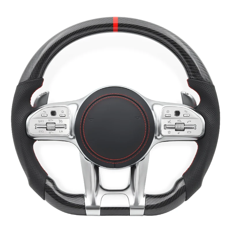 Carbon Fiber Upgrade Car Steering Wheel for Mercedes Benz AMG W204 W205 W212 W213 W221 W222 E63 E63S E63 S63 C63 G63 GLC GLE GLS
Carbon Fiber Upgrade Car Steering Wheel for Mercedes Benz AMG W204 W205 W212 W213 W221 W222 E63 E63S E63 S63 C63 G63 GLC GLE GLS