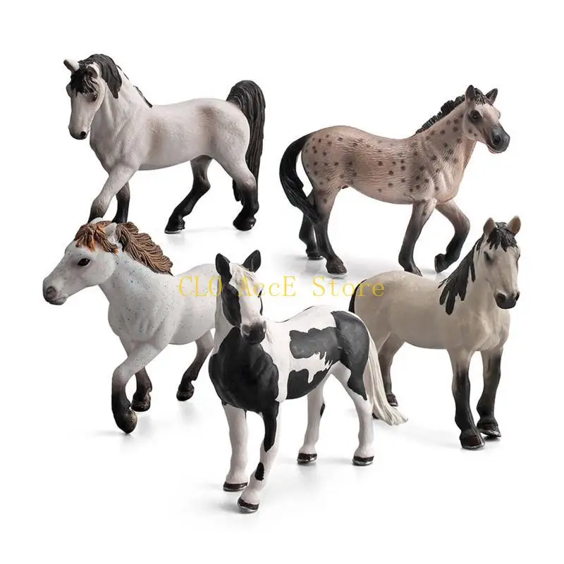 16FE 5 Pieces Farm Small Horse Horse Club Animal Figurine Horse Knaposshtuk Camargo Mare Animals Figures Gift
16FE 5 Pieces Farm Small Horse Horse Club Animal Figurine Horse Knaposshtuk Camargo Mare Animals Figures Gift