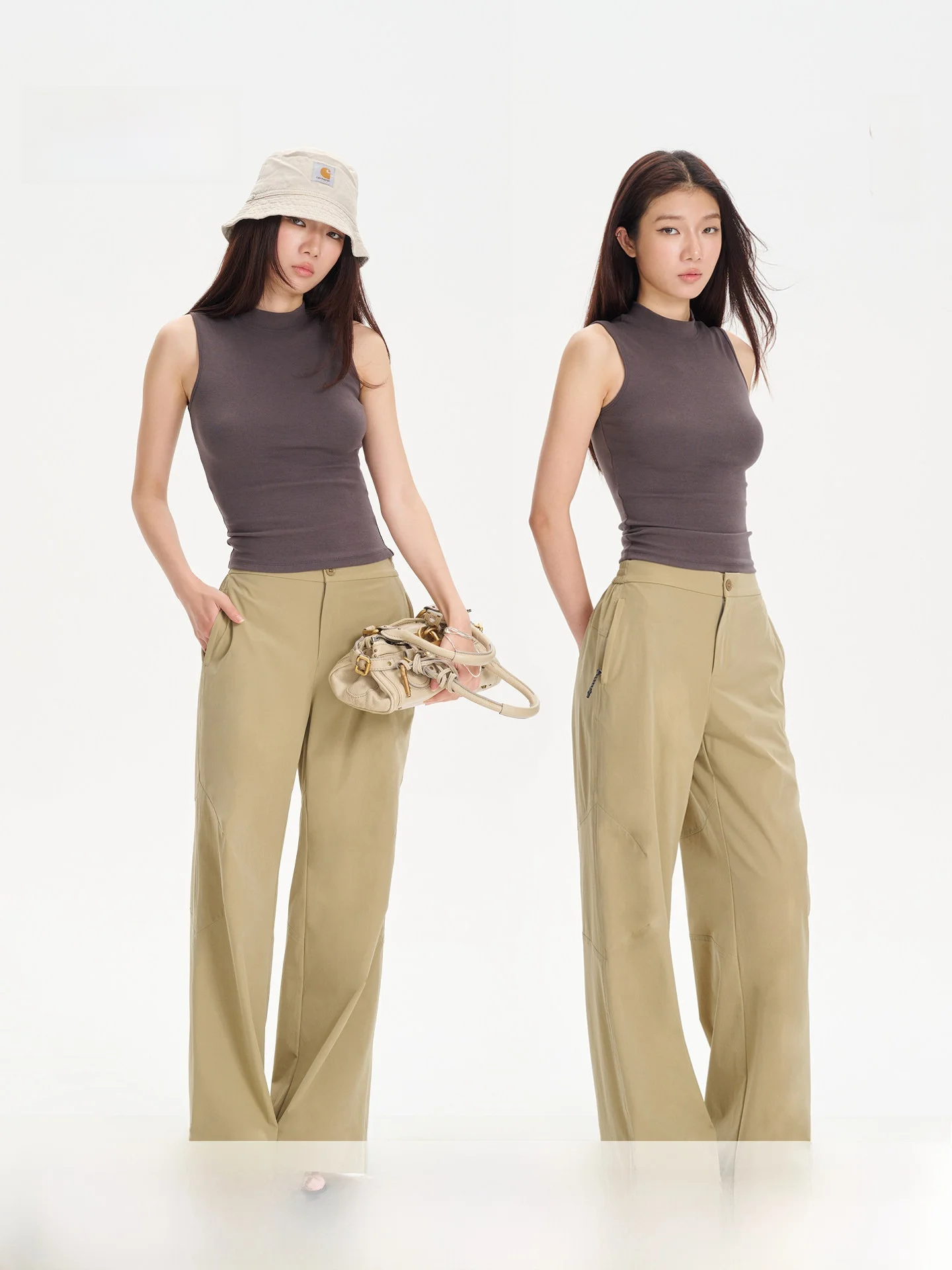 Yuuue Spring Summer Loose Quick Dry Work Trousers Functional Breathable Drapey Casual Pants High Waist Zipper Nylon Spandex
Yuuue Spring Summer Loose Quick Dry Work Trousers Functional Breathable Drapey Casual Pants High Waist Zipper Nylon Spandex