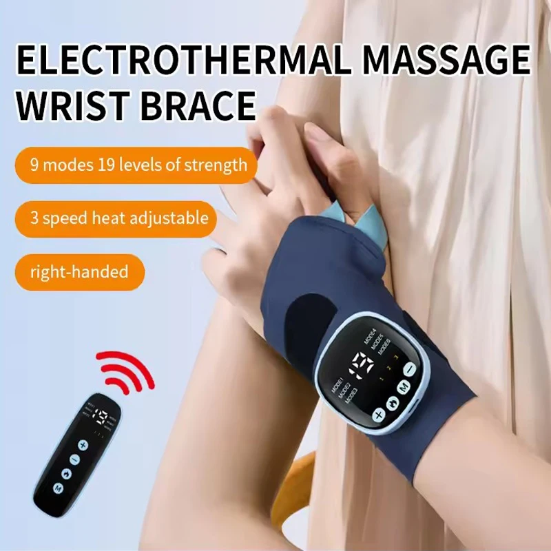 Cordless Wrist Massager with Heat USB Rechargeable Warm Pad Wrist Brace Wrap with Massage for Wrist Carpal Tunnel Fatigue Relief
Cordless Wrist Massager with Heat USB Rechargeable Warm Pad Wrist Brace Wrap with Massage for Wrist Carpal Tunnel Fatigue Relief