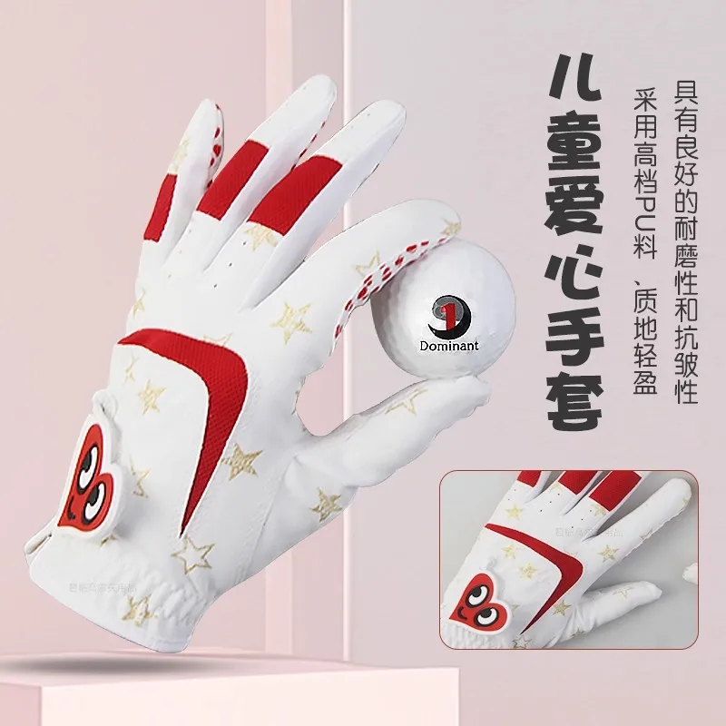 Children's Golf Gloves Youth Non-Slip Microfiber Cloth Boys and Girls Teenagers Hands Outdoor Sports Wear-Resistant Gloves
Children's Golf Gloves Youth Non-Slip Microfiber Cloth Boys and Girls Teenagers Hands Outdoor Sports Wear-Resistant Gloves