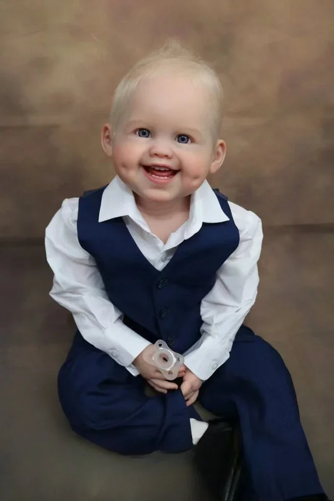 SINO-BB, ограниченная поставка, 28 дюймов, Reborn Baby Dimple Boy, окрашенный, огромный мальчик с короткими светлыми волосами ручной работы, рождественский подарок
SINO-BB, ограниченная поставка, 28 дюймов, Reborn Baby Dimple Boy, окрашенный, огромный мальчик с короткими светлыми волосами ручной работы, рождественский подарок