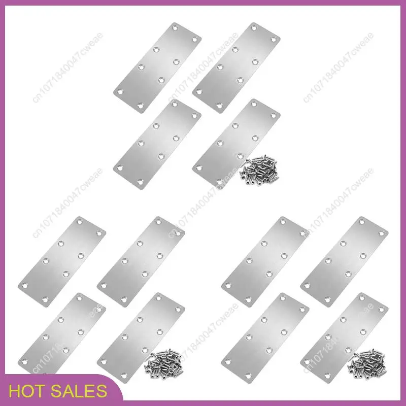 12 PCS Straight Bracket Flat Mending Plate Stainless Steel Brace With Screws For Furniture Wooden Door Wood-A98U
12 PCS Straight Bracket Flat Mending Plate Stainless Steel Brace With Screws For Furniture Wooden Door Wood-A98U