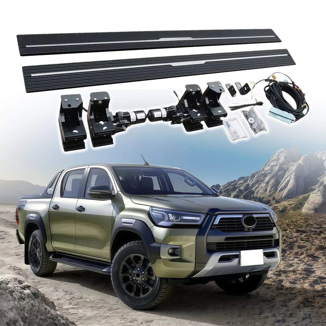 Deployable Power Side Step Electric Running Boards fits for Toyota Hilux Revo 2015-2023 Powerstep Retractable Truck Steps
Deployable Power Side Step Electric Running Boards fits for Toyota Hilux Revo 2015-2023 Powerstep Retractable Truck Steps