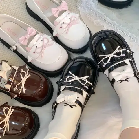 Damen-Turnschuhe, Lolita, kleine Lederschuhe, 2025, neue süße Mädchen-Jk-Uniform, flacher Boden, japanische Studentin, Mary Jane, einzelne Schuhe
