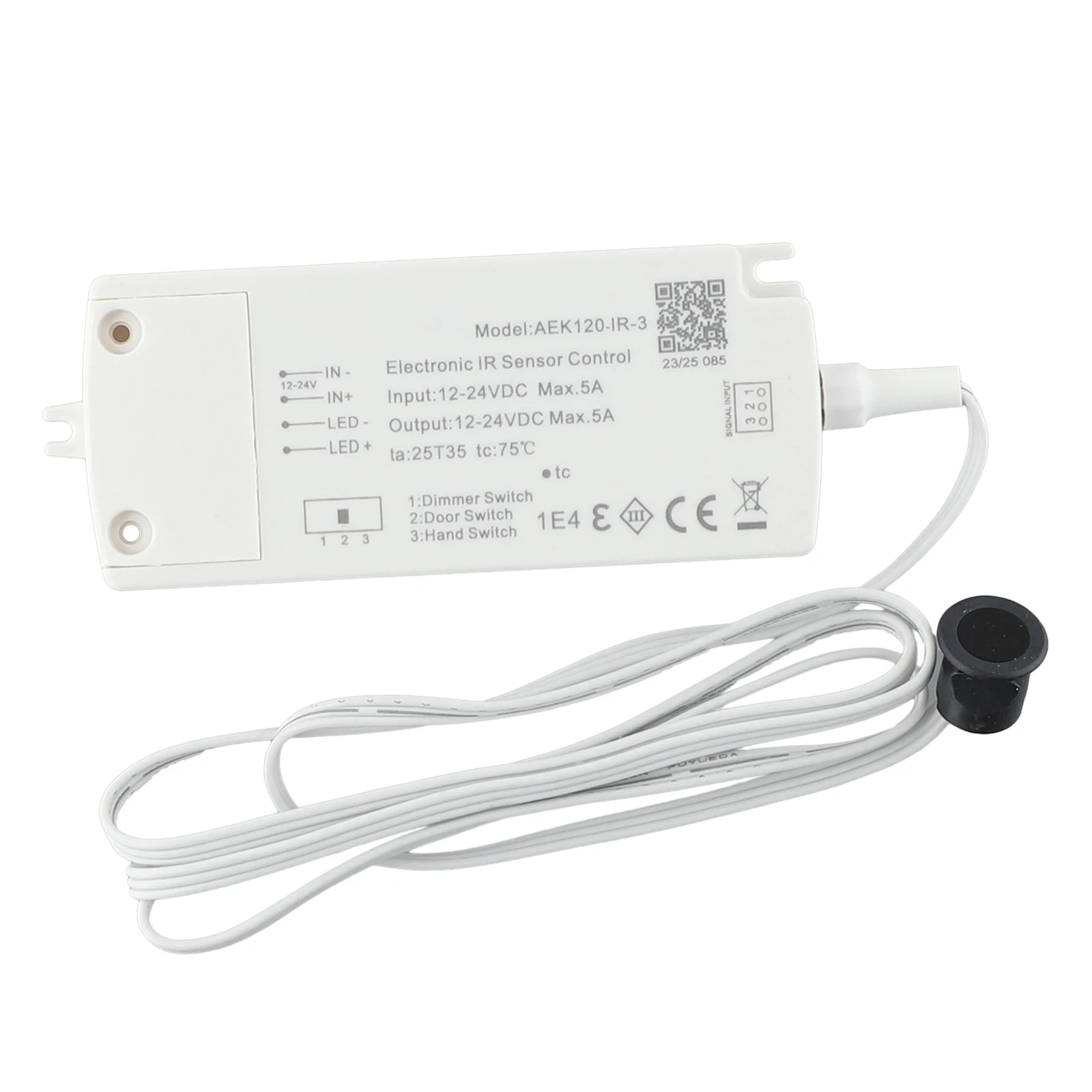 Electronic Infrared Motion Sensor Switch Touchless For 60/120W 12/24V Plastic Kitchen Cabinet Drawers Wardrobes Lighting On/off
Electronic Infrared Motion Sensor Switch Touchless For 60/120W 12/24V Plastic Kitchen Cabinet Drawers Wardrobes Lighting On/off