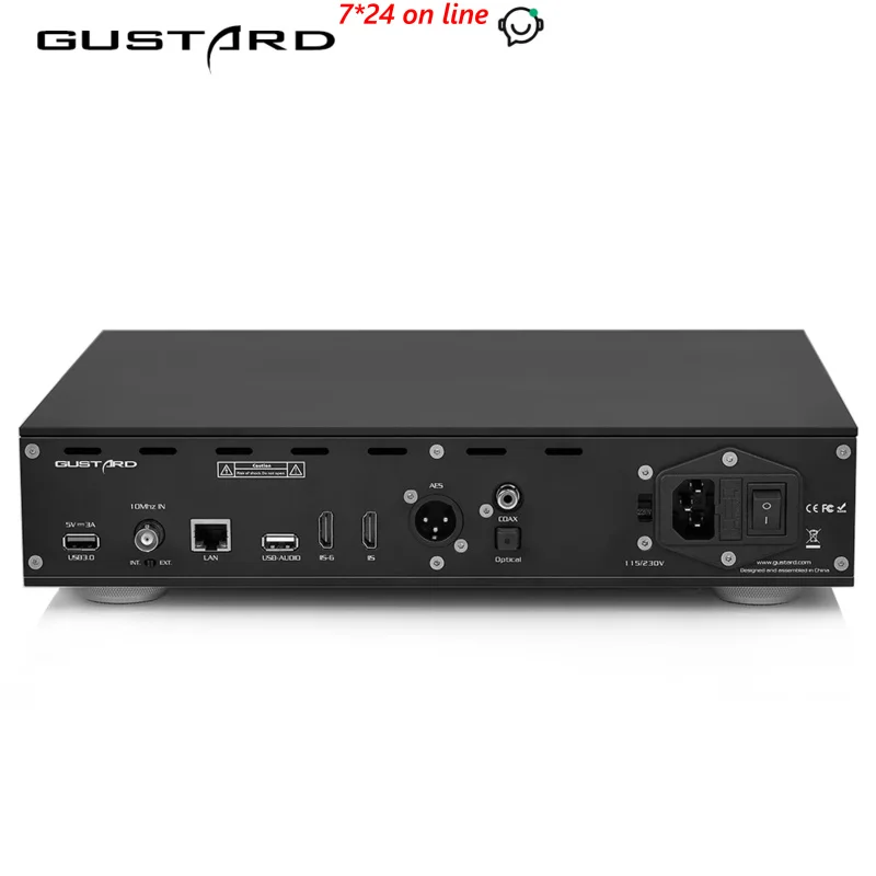 Gustard S26 Music Server Digital Turntable Digital Broadcast Webcast X86 CelPlayer AC115V/230V
Gustard S26 Music Server Digital Turntable Digital Broadcast Webcast X86 CelPlayer AC115V/230V