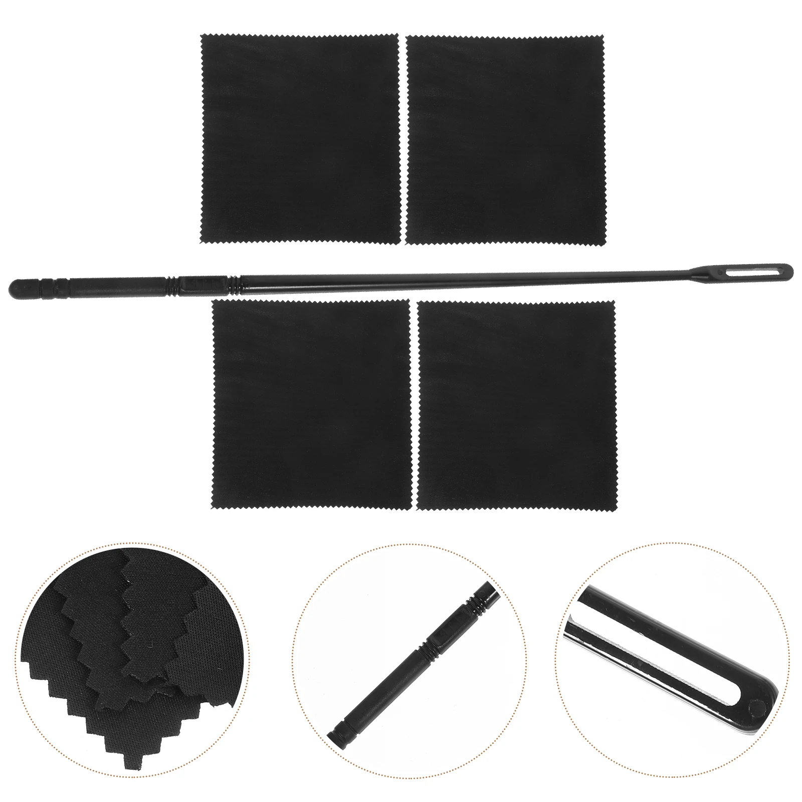 1 set 1 Set Cleaning Cloth Flute Instrument Maintenance Supplies Universal Cleaning Kit For Flute Players Dust Oil 
1 set 1 Set Cleaning Cloth Flute Instrument Maintenance Supplies Universal Cleaning Kit For Flute Players Dust Oil