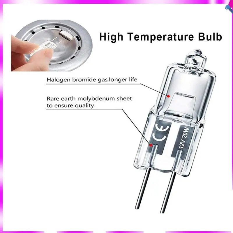 N96R G4 Bulb,20 Pack Halogen G4 12V 20W With G4 Bi-Pin Base,High Output G4 Light Bulb 12V 300LM For Cabinet Light Bulbs
N96R G4 Bulb,20 Pack Halogen G4 12V 20W With G4 Bi-Pin Base,High Output G4 Light Bulb 12V 300LM For Cabinet Light Bulbs