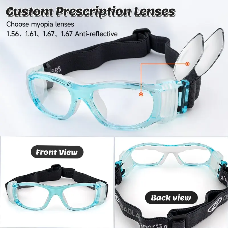 Child Prescription Sports Glasses, Impact Safety Goggles, Basketball Glasses for 4-9 Years Old Kids Soccer Goggles
Child Prescription Sports Glasses, Impact Safety Goggles, Basketball Glasses for 4-9 Years Old Kids Soccer Goggles