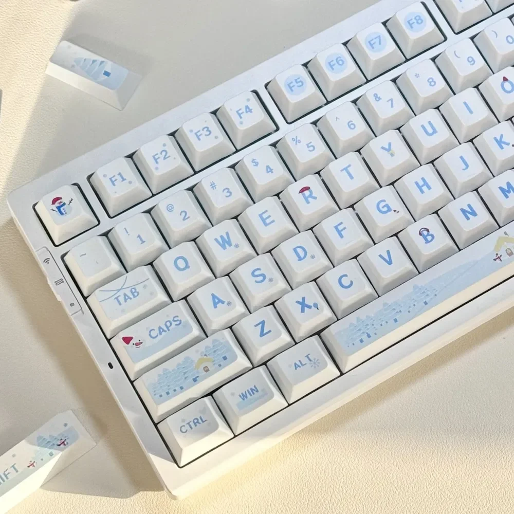 Winter Snowman Theme Keycap 134 Keys Cherry Profile PBT Sublimation Custom Cute Keycap for Mechanical Keyboard Accessories Gift
Winter Snowman Theme Keycap 134 Keys Cherry Profile PBT Sublimation Custom Cute Keycap for Mechanical Keyboard Accessories Gift