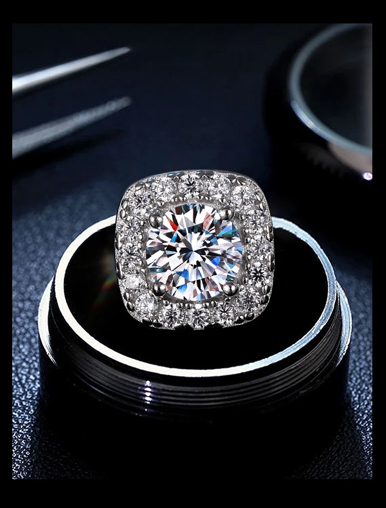 100% S925 Sterling Silver Moissanite Stones Stud Earrings Sparkling Fine Jewelry Gift chains earrings for women And Man
100% S925 Sterling Silver Moissanite Stones Stud Earrings Sparkling Fine Jewelry Gift chains earrings for women And Man