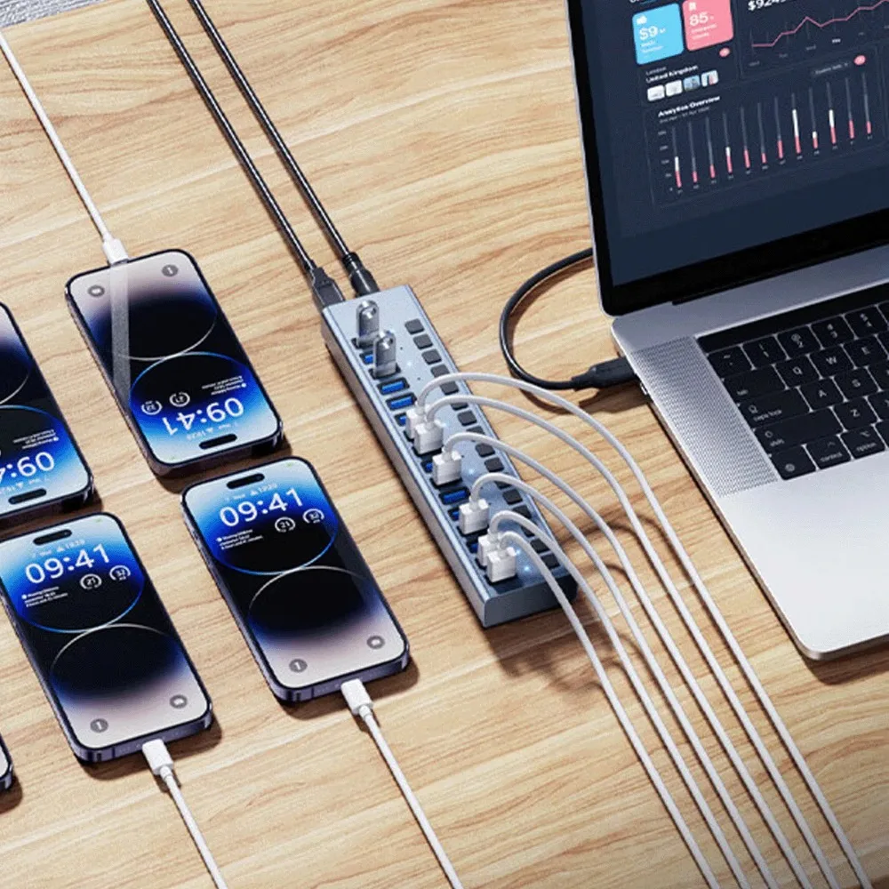 Концентратор USB 3.1 16-в-1, 10 Гбит/с-1 ГБ/с, стабильная передача файлов, мощность 90 Вт, защита от помех, металлический корпус, поддержка нескольких устройств, офис/студия
Концентратор USB 3.1 16-в-1, 10 Гбит/с-1 ГБ/с, стабильная передача файлов, мощность 90 Вт, защита от помех, металлический корпус, поддержка нескольких устройств, офис/студия