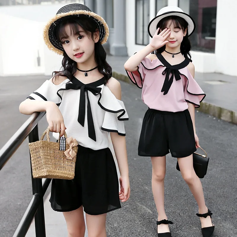 Summer 2025 Girls Clothing Sets Kids T-shirt+Shorts Suits Short Sleeve Children Fashion Girl Clothes Outfit 4 6 8 10 11 12 Years
Summer 2025 Girls Clothing Sets Kids T-shirt+Shorts Suits Short Sleeve Children Fashion Girl Clothes Outfit 4 6 8 10 11 12 Years