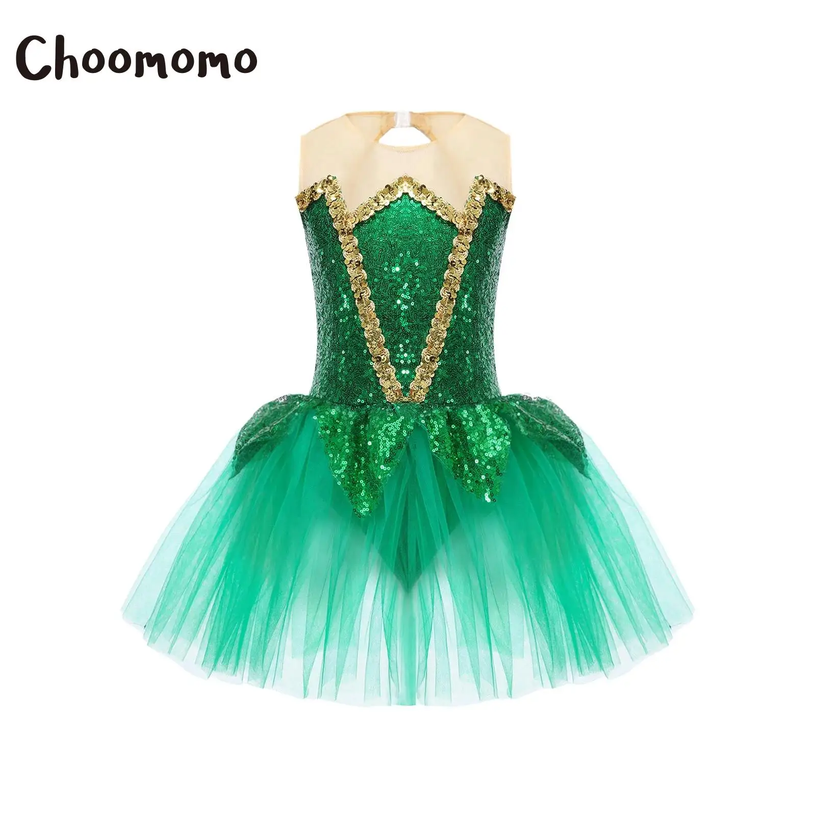 Girls Flower Fairy Dress Up Ballet Dance Dress Halloween Princess Costume Sleeveless Sequins Green Elf Mesh Tutu Dress Wings Set
Girls Flower Fairy Dress Up Ballet Dance Dress Halloween Princess Costume Sleeveless Sequins Green Elf Mesh Tutu Dress Wings Set