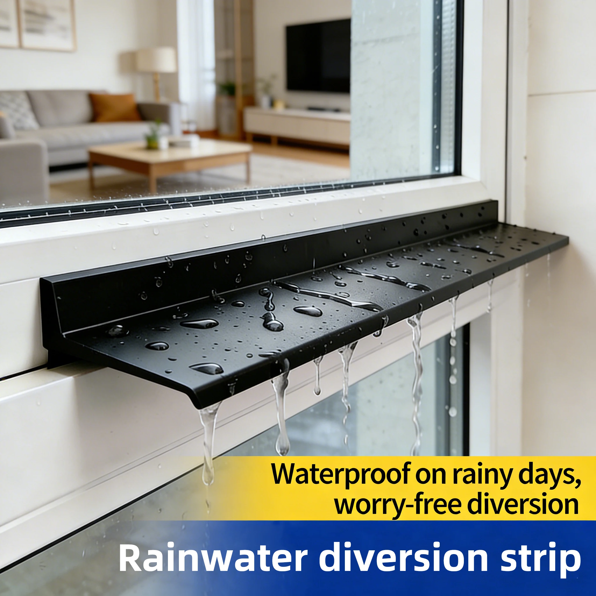 Window Door Rain Drip Guard Waterproof Rubber Seal Strip Heavy Duty Weather Stripping For Window Sill Gap Anti Water Seepage
Window Door Rain Drip Guard Waterproof Rubber Seal Strip Heavy Duty Weather Stripping For Window Sill Gap Anti Water Seepage