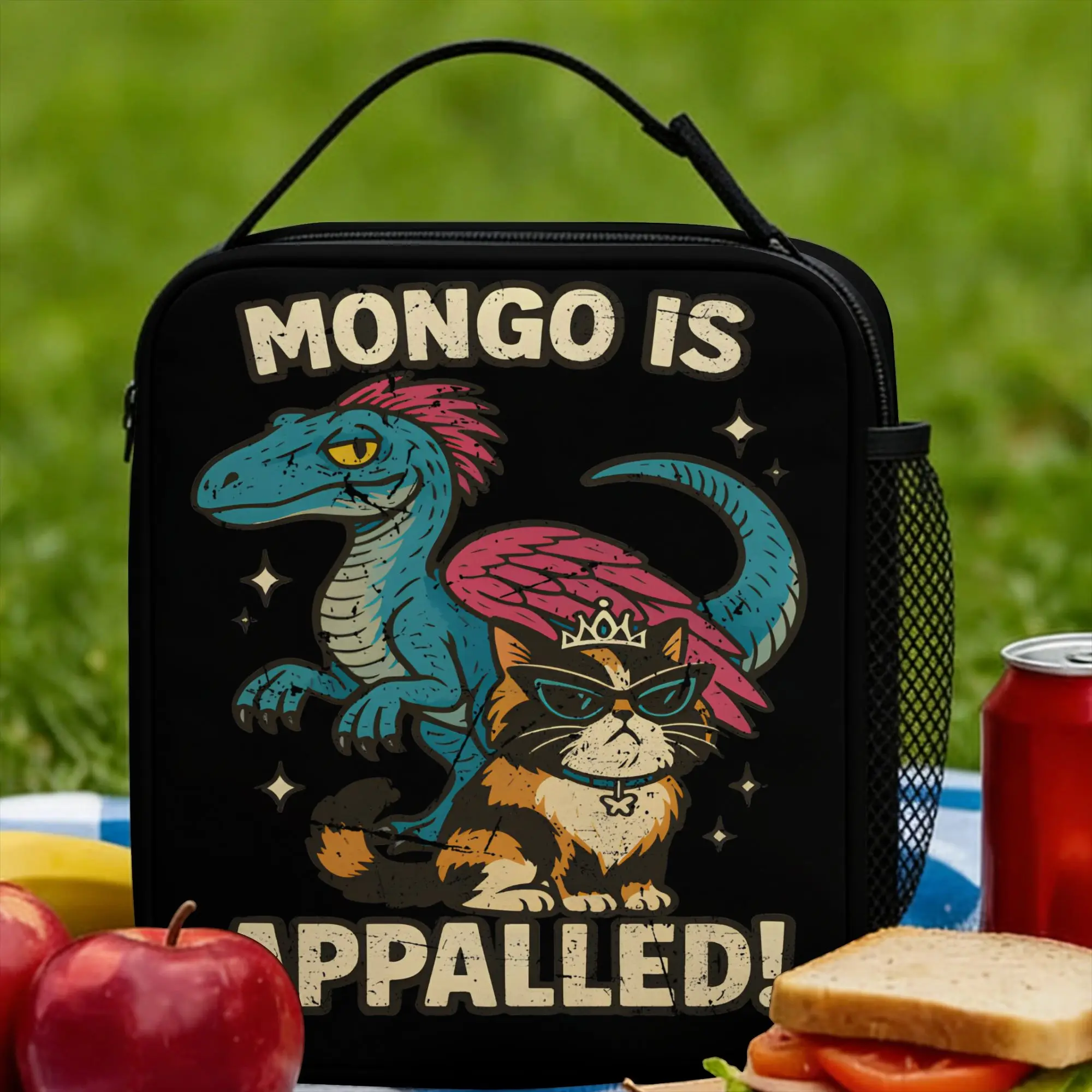 Dungeon Crawler Carl Lunch Bag For Women Mongo is Appalled! Lunch Box Kawaii Picnic Cooler Bag Convenient Oxford Tote Handbags
Dungeon Crawler Carl Lunch Bag For Women Mongo is Appalled! Lunch Box Kawaii Picnic Cooler Bag Convenient Oxford Tote Handbags