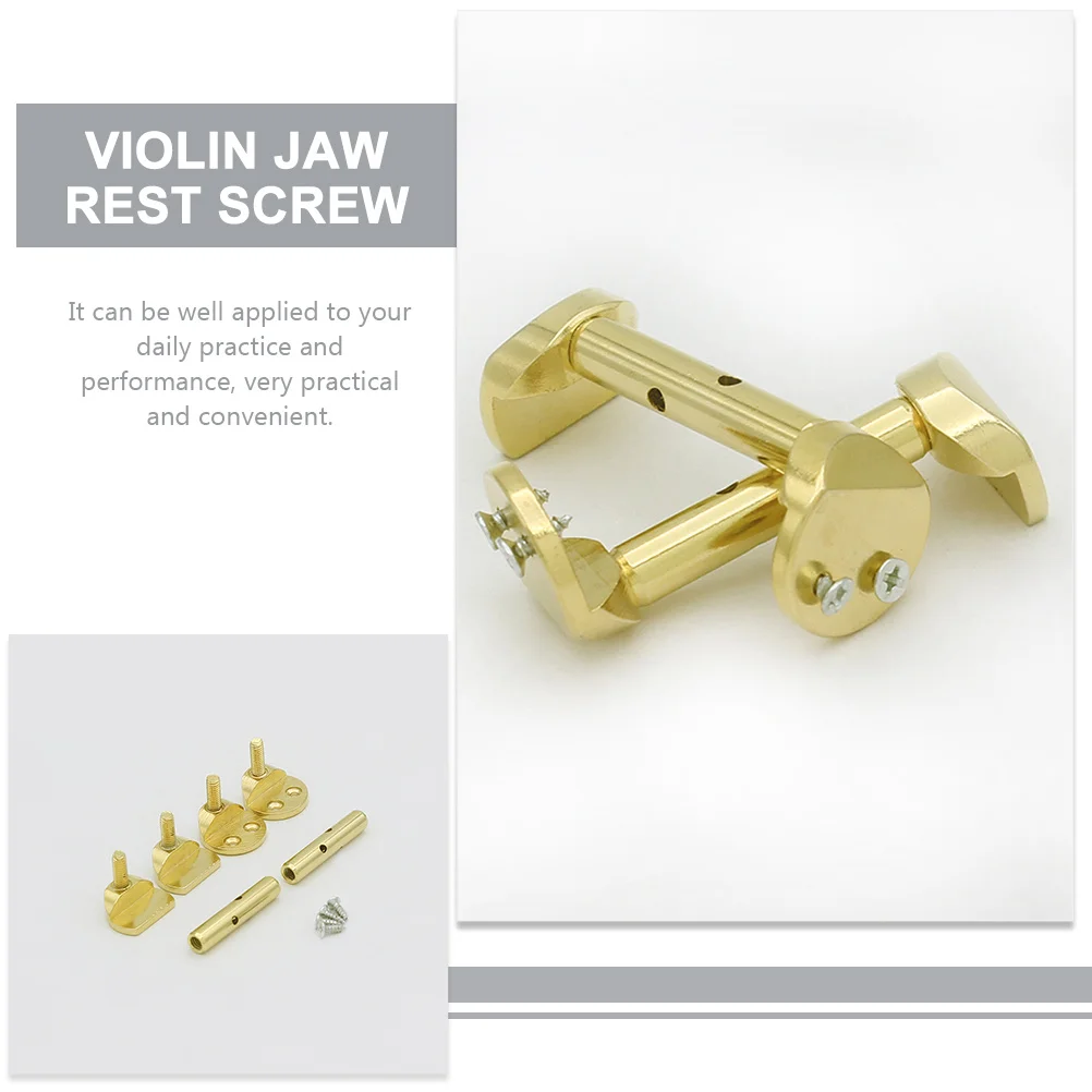 2Pcs Violin Chin Rest Screw Polished Smooth Surface Resistant to Wear Reliable Accessory for Violin Lovers Gift
2Pcs Violin Chin Rest Screw Polished Smooth Surface Resistant to Wear Reliable Accessory for Violin Lovers Gift