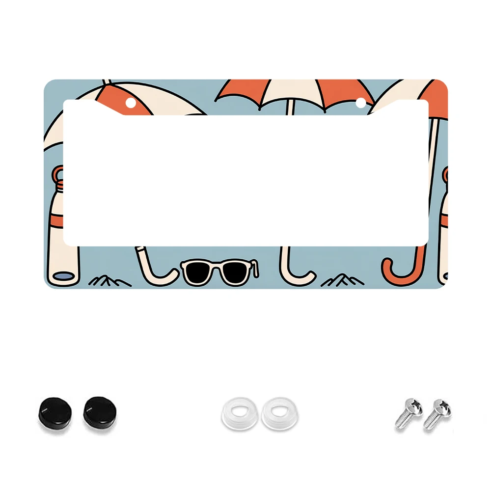 1 шт., оранжевые и синие солнцезащитные очки-зонтики в стиле ретро, оправа для номерного знака с 2 отверстиями, алюминиевый материал, 6x12 дюймов, с винтом
1 шт., оранжевые и синие солнцезащитные очки-зонтики в стиле ретро, оправа для номерного знака с 2 отверстиями, алюминиевый материал, 6x12 дюймов, с винтом