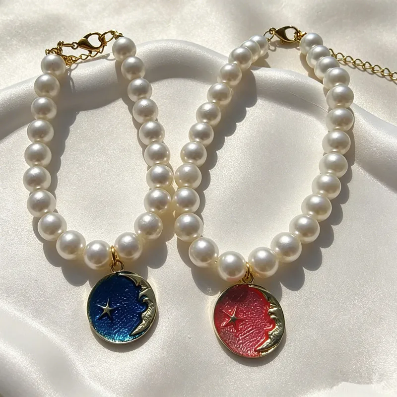 Adjustable Luxury Pearl Pet Necklace with Cute Enamel Pendant for Small Pets Puppy Kitten Cat Dog Collar Jewelry Accessories
Adjustable Luxury Pearl Pet Necklace with Cute Enamel Pendant for Small Pets Puppy Kitten Cat Dog Collar Jewelry Accessories
