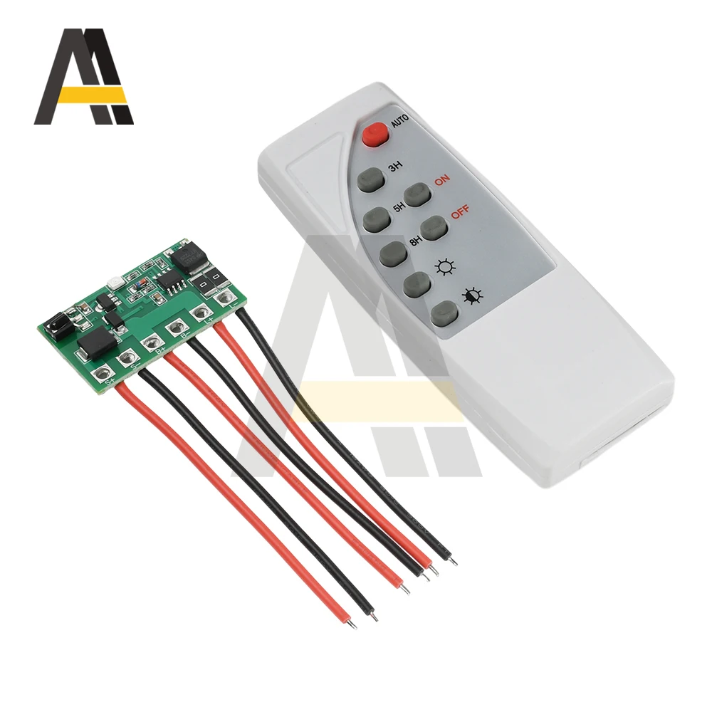 6.4V 7.4V 11.1V Solar LED Light Driver Board with Remote Control Solar Landscape Light Controller Module Timing for Street Light
6.4V 7.4V 11.1V Solar LED Light Driver Board with Remote Control Solar Landscape Light Controller Module Timing for Street Light