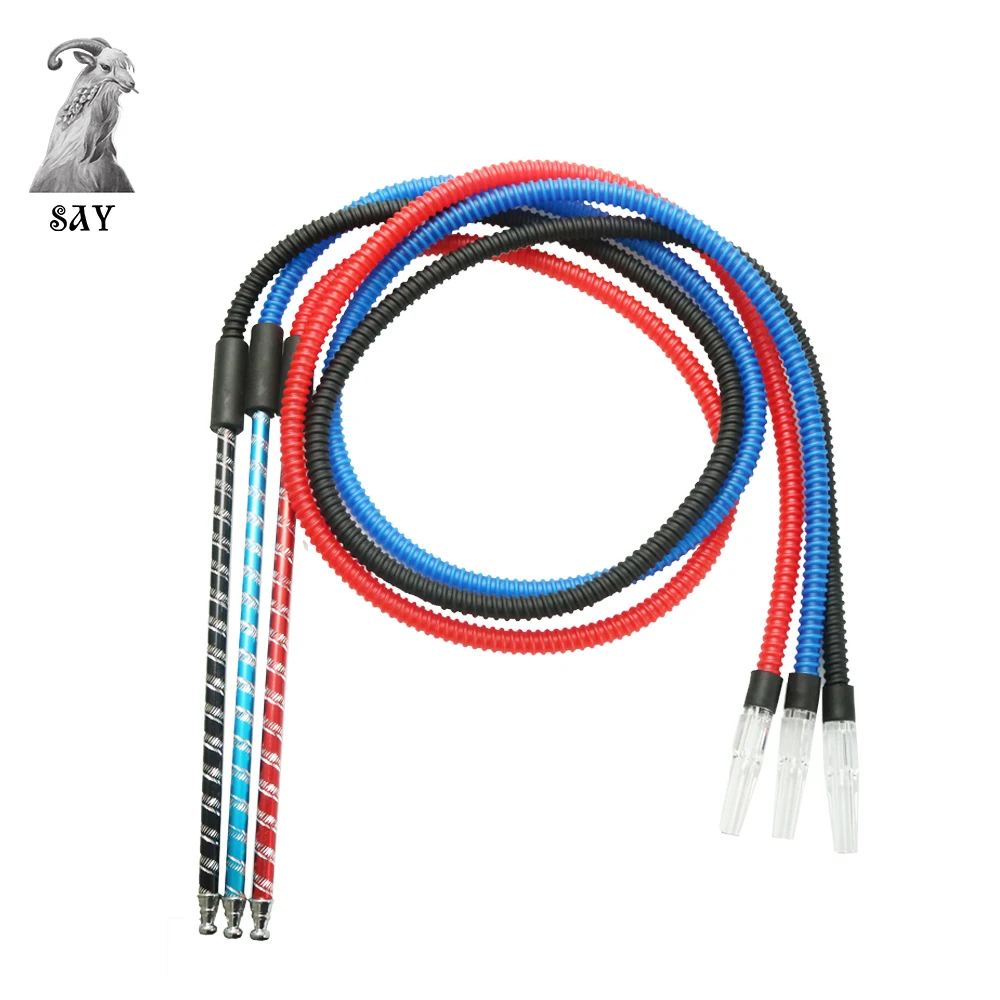 SY 1pc New Design 1.95 m Length Metal & Plastic Shisha Hookah Hose Narguile Accessories
SY 1pc New Design 1.95 m Length Metal & Plastic Shisha Hookah Hose Narguile Accessories