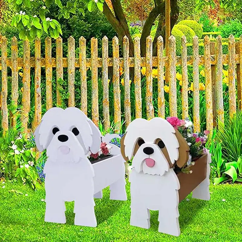 Creative Garden Flower Pot Dog Shape Planter Vase Pots DIY PVC Flower Planters Garden Home Decor Office Home Decor Gift
Creative Garden Flower Pot Dog Shape Planter Vase Pots DIY PVC Flower Planters Garden Home Decor Office Home Decor Gift