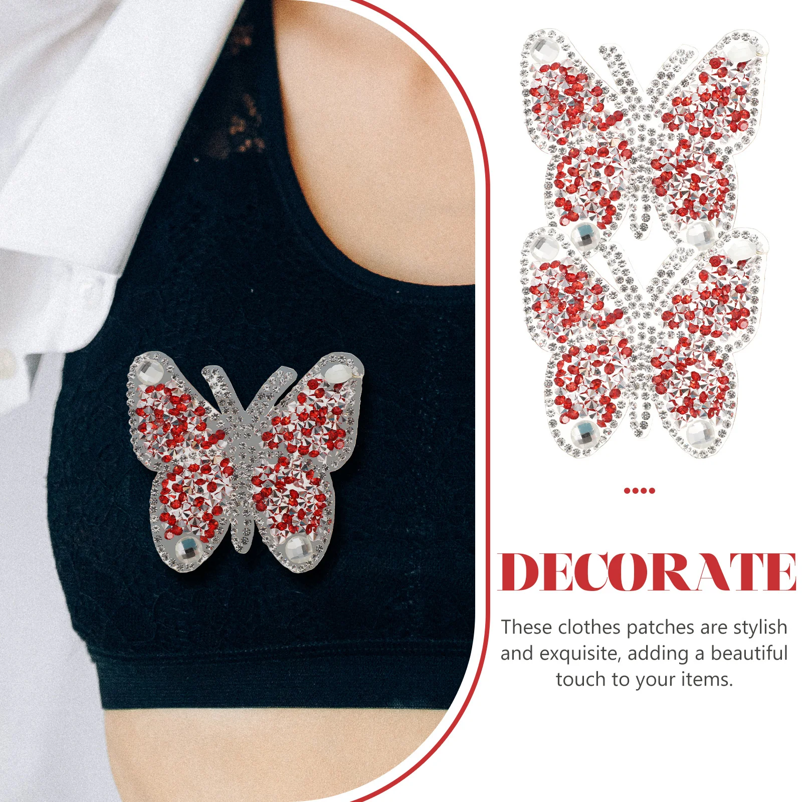 10pcs Rhinestone Iron On Patches For Clothes Multi-Function Repairing Decorative Back Patch Diy Sewing Accessories Butterfly
10pcs Rhinestone Iron On Patches For Clothes Multi-Function Repairing Decorative Back Patch Diy Sewing Accessories Butterfly