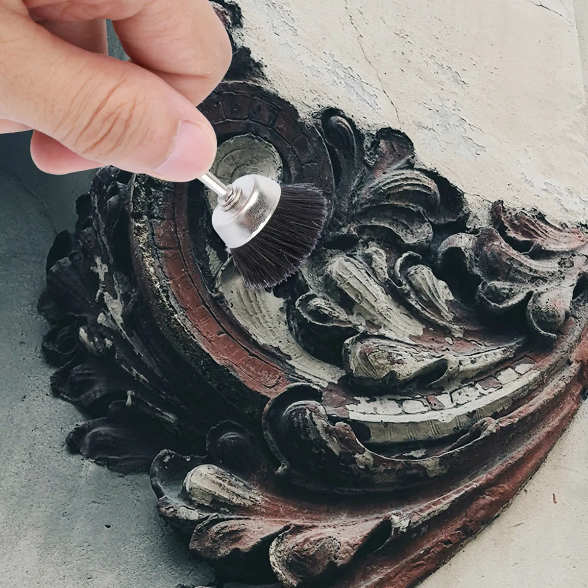 Набор из 8 щеток с щетиной из свинины и нейлона для полировки металла, дерева, ювелирных изделий, тип T-образной формы, для чистки поверхностей и швов
Набор из 8 щеток с щетиной из свинины и нейлона для полировки металла, дерева, ювелирных изделий, тип T-образной формы, для чистки поверхностей и швов