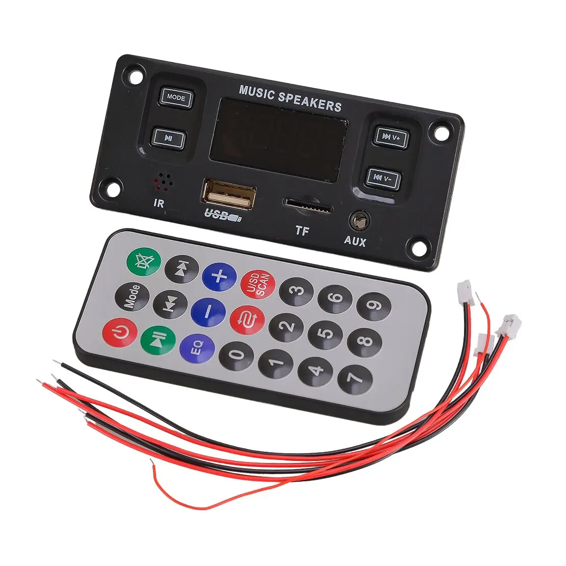 Автомобильный FM-радио модуль Bluetooth-динамик MP3-декодер плата USB TF FM удаленный музыкальный плеер 7 В-22 В 2*30 Вт новый
Автомобильный FM-радио модуль Bluetooth-динамик MP3-декодер плата USB TF FM удаленный музыкальный плеер 7 В-22 В 2*30 Вт новый