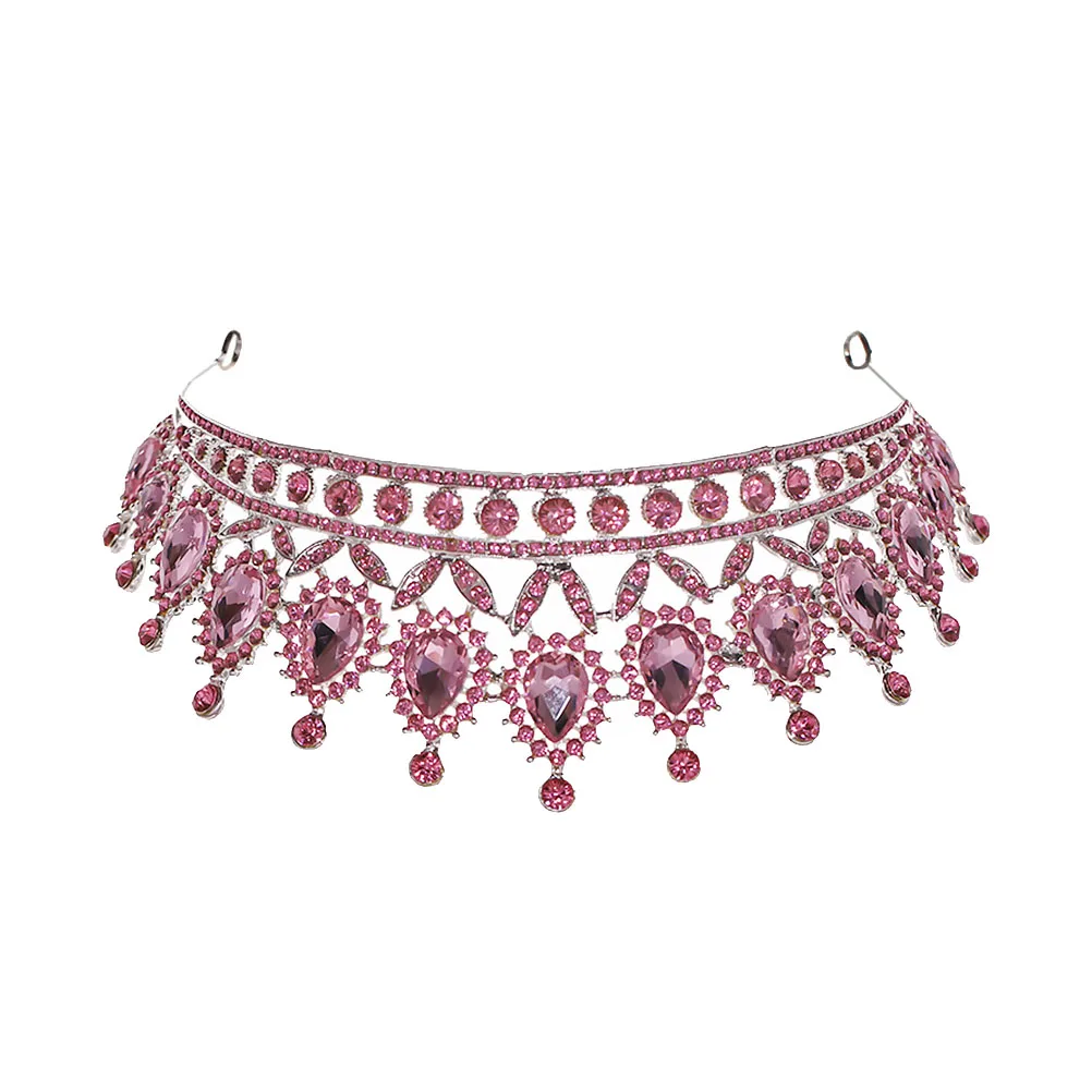 Rhinestone Crown Decor Headband Wedding Bride Bridal Hair Accessories Accessory Headdress Tiara
Rhinestone Crown Decor Headband Wedding Bride Bridal Hair Accessories Accessory Headdress Tiara