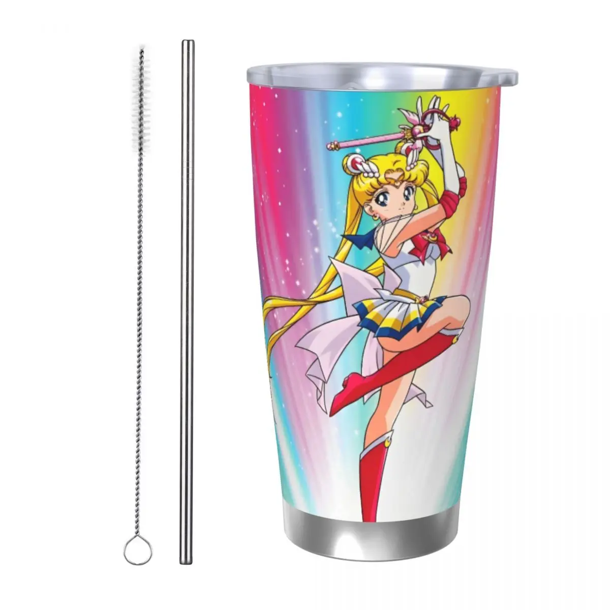 Sailors Moons Cartoon Anime Tumbler Vacuum Insulated Thermal Cup with Lid Straw Double Wall Mugs Hot Cold Drink, 20oz
Sailors Moons Cartoon Anime Tumbler Vacuum Insulated Thermal Cup with Lid Straw Double Wall Mugs Hot Cold Drink, 20oz
