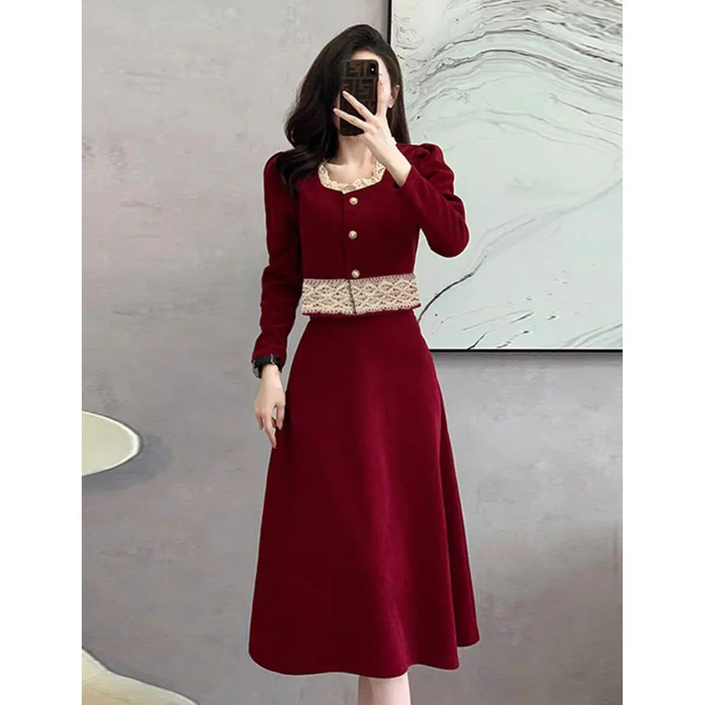 Осенние новые женские комплекты макси-юбок, высококачественные женские бархатные короткие топы и длинные юбки, женский элегантный модный комплект из двух предметов
Осенние новые женские комплекты макси-юбок, высококачественные женские бархатные короткие топы и длинные юбки, женский элегантный модный комплект из двух предметов